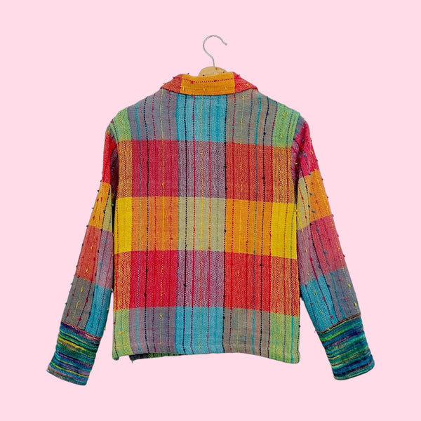 RAINBOW PATCHWORK JACKET (S)