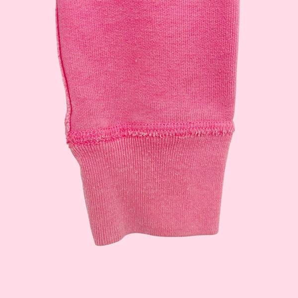 Y2K PINK HOLLISTER ZIP UP HOODIE (XS)