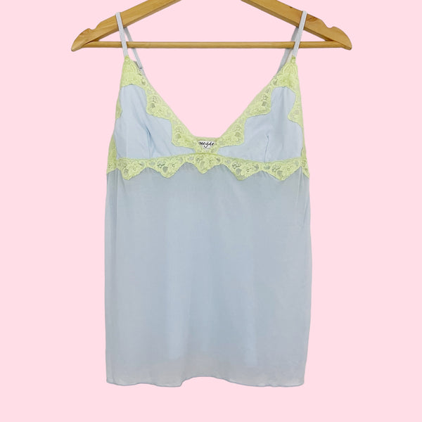 SHEER MESH TANK TOP (L)