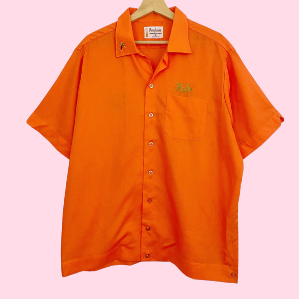 Vintage King Louie Chainstitch Bowling Shirt (XL)