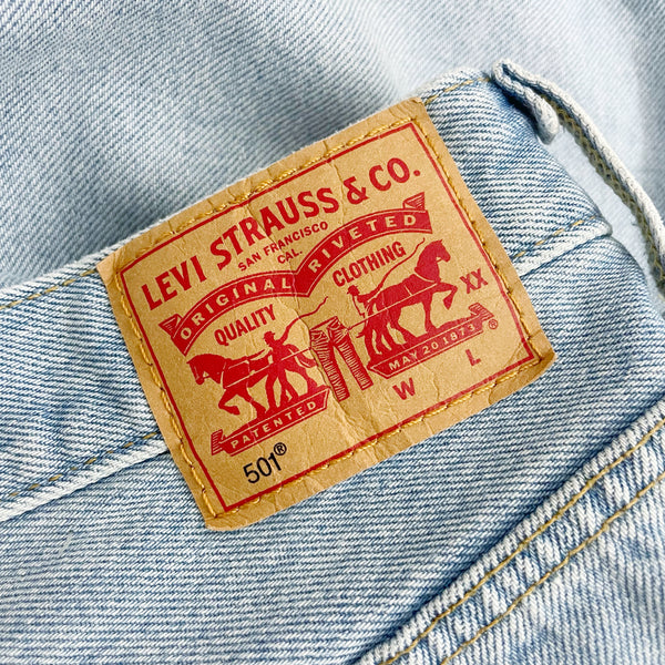 Levi's 501 Denim Shorts (33)