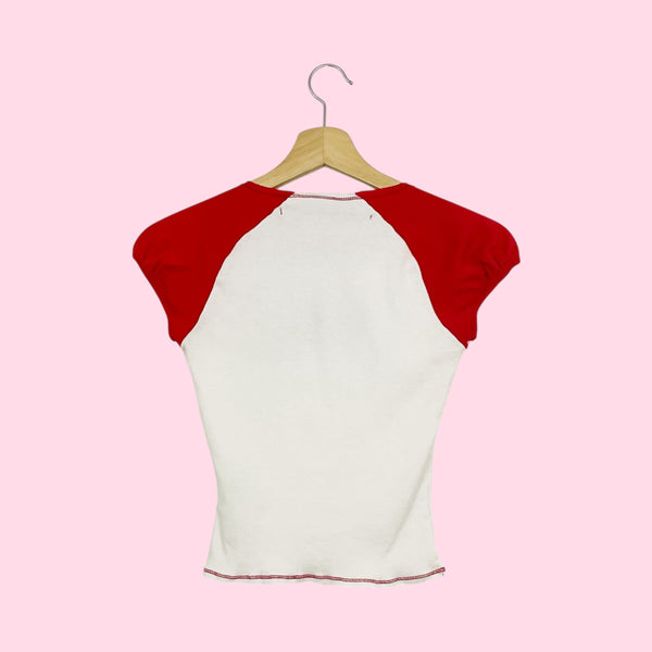 MISS SIXTY TEXAS RANGER BABY TEE (XS)