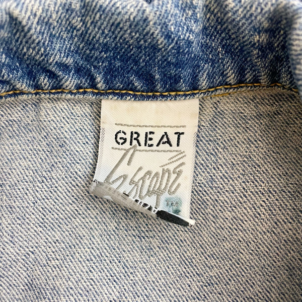 CROPPED DENIM VEST (XS/S)