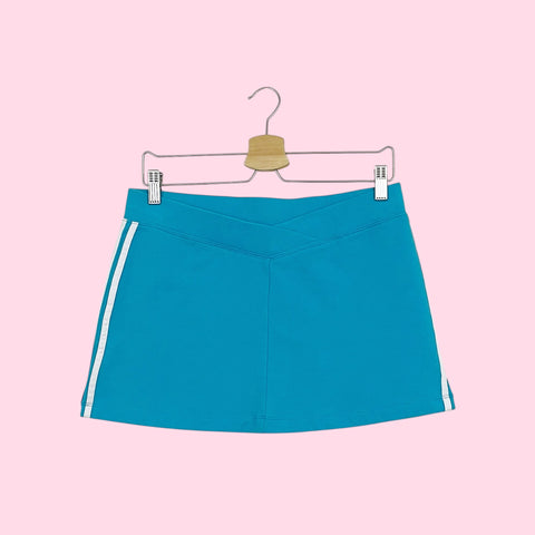 AQUA SPORTY STRIPE MINI SKIRT (M/L)