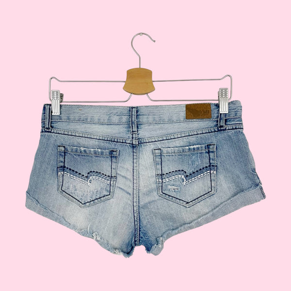 YMI JEANS LOW RISE MICRO MINI SHORTS (3)