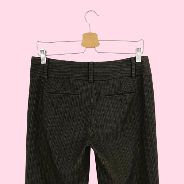 BROWN + BLUE PINSTRIPE OFFICE SIREN PANTS (4)