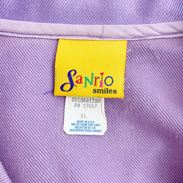 90S LAVENDER DENIM HELLO KITTY VEST (S)