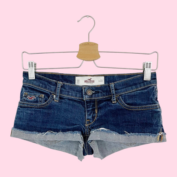 Y2K HOLLISTER LOW RISE MICRO MINI SHORTS (00)