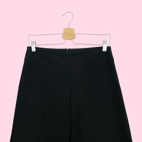 BLACK LOW RISE WIDE LEG PANTS (5)