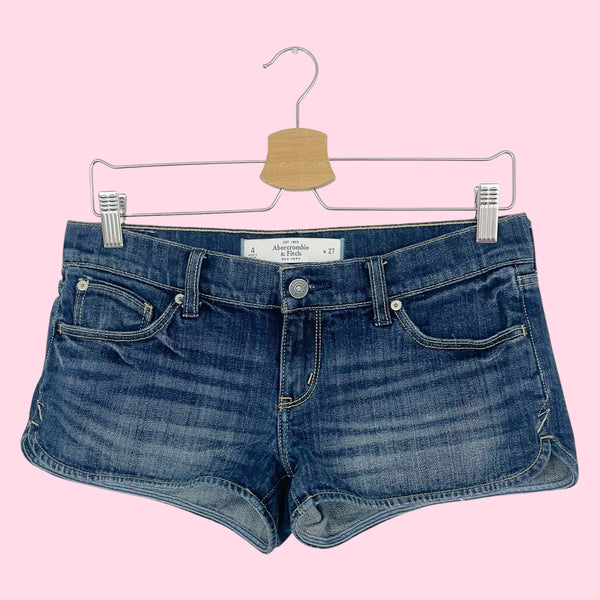 ABERCROMBIE LOW RISE MICRO MINI SHORTS (4)