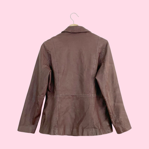 Wilson’s Brown Leather Blazer (S/M)