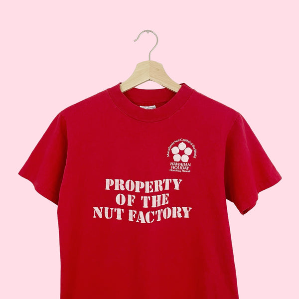 80S PROPERTY OF THE NUT FACTORY T-SHIRT (M)