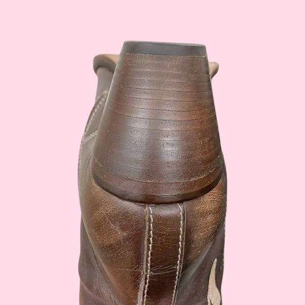 SIREN BY MARK NASON EMBROIDERED LEATHER BOOTS (7)