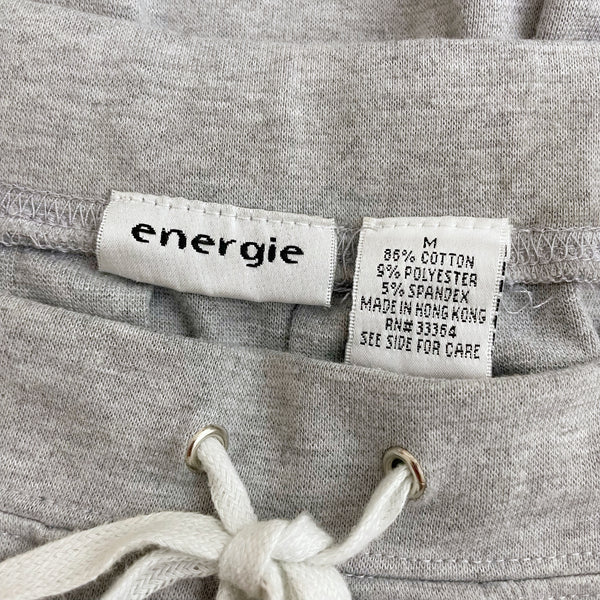 LIGHT GRAY PLEATED MINI SKIRT (M)