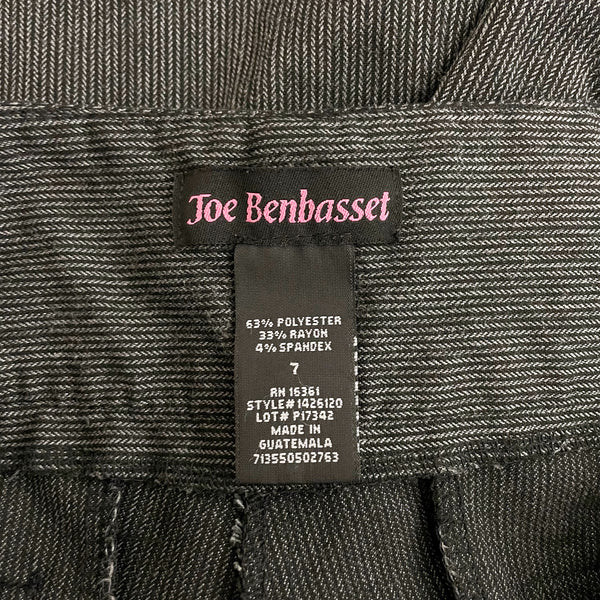 GRAY STRIPED LOW RISE PANTS (7)