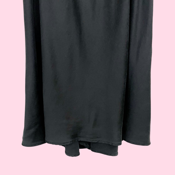 LILYSILK BLACK SLIP DRESS (2X)