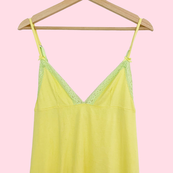 VICTORIA'S SECRET YELLOW COTTON DRESS (S)