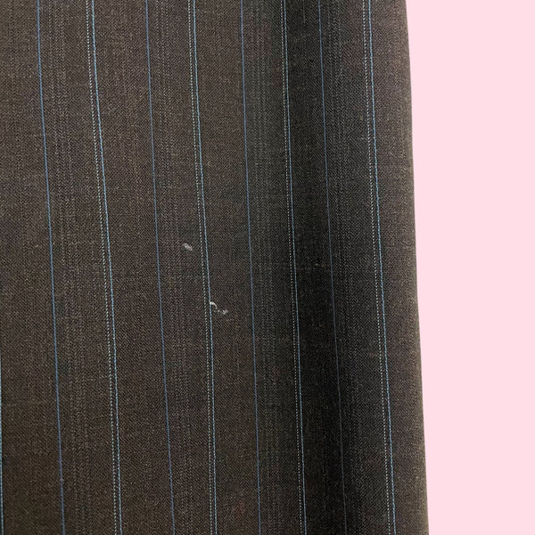 Y2K Brown + Blue Pinstripe Office Pants (12)
