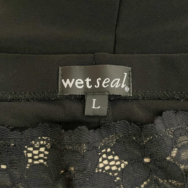 Y2K Strapless Asymmetrical Midi Dress (L)