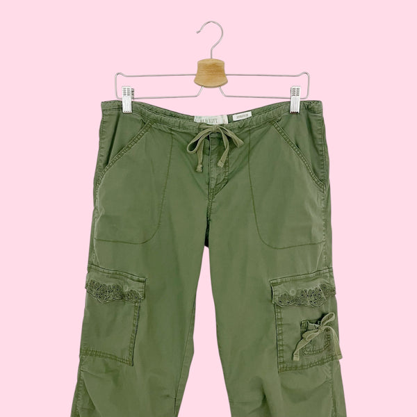 OLIVE GREEN CARGO PANTS (8)