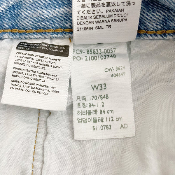 Levi's 501 Denim Shorts (33)