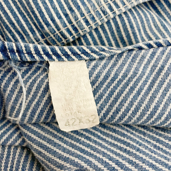 ROUNDHOUSE HICKORY STRIPE OVERALLS (42)