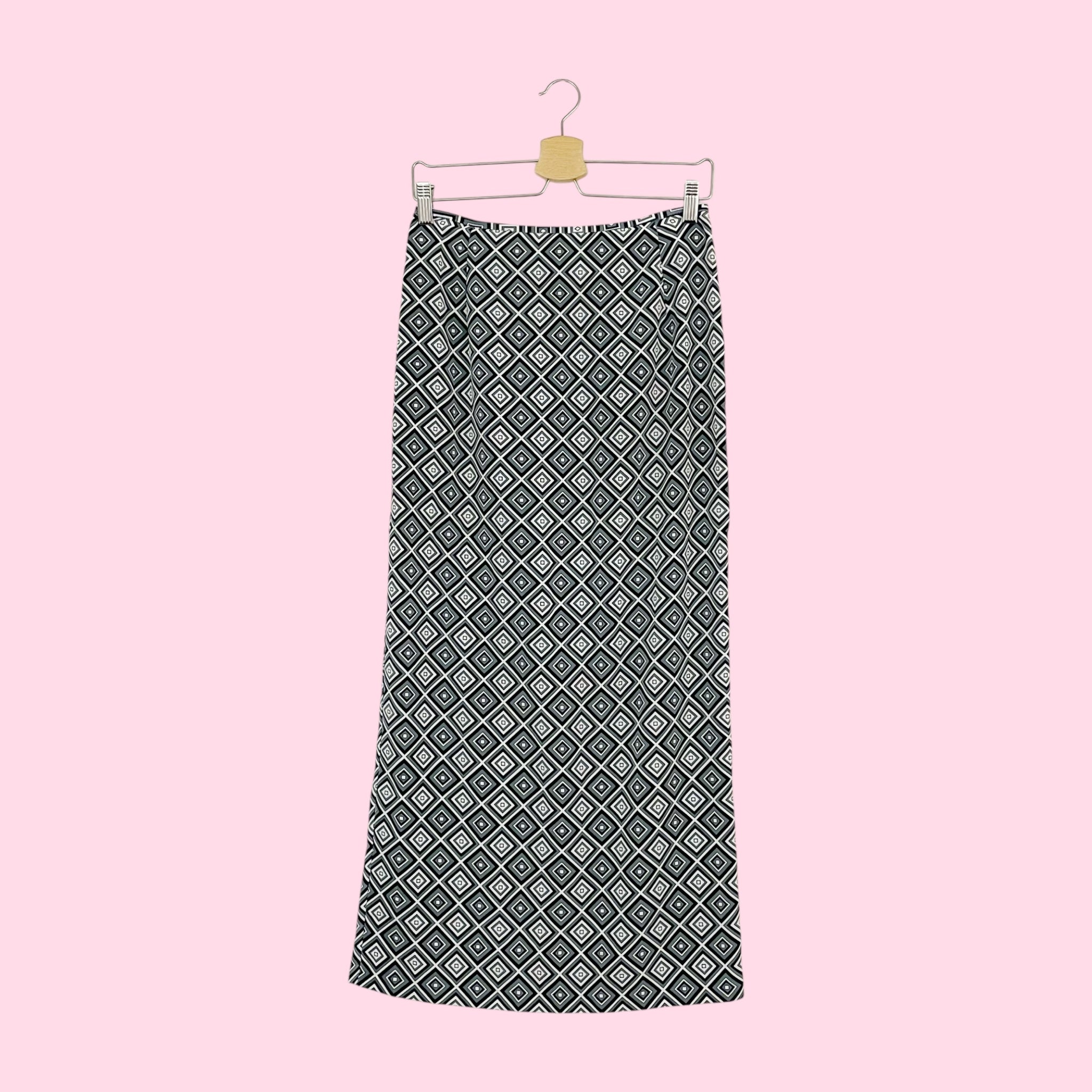 GEOMETRIC PRINT MAXI SKIRT (27)