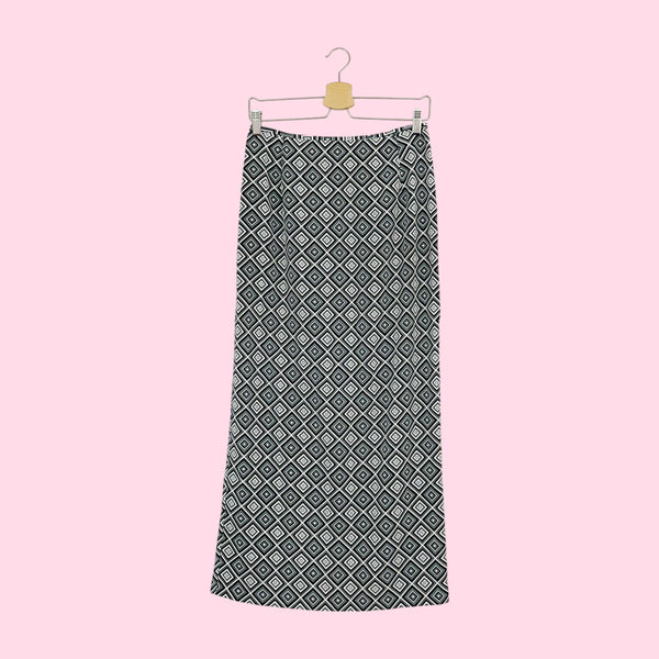 GEOMETRIC PRINT MAXI SKIRT (27)