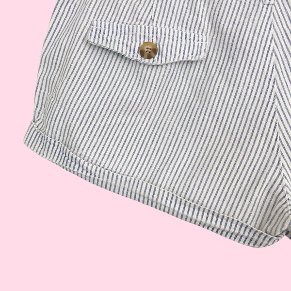 Y2K Abercrombie Striped Low Rise Micro Shorts (6)