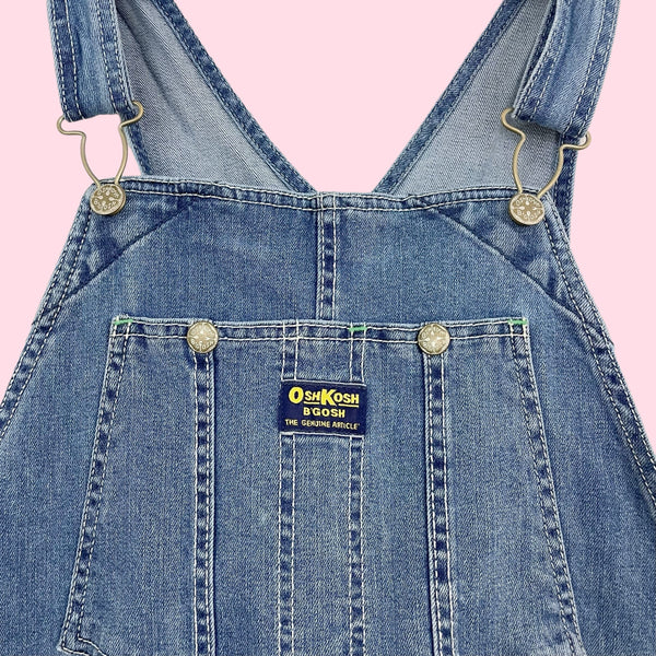 OSHKOSH DENIM OVERALLS (S/M)