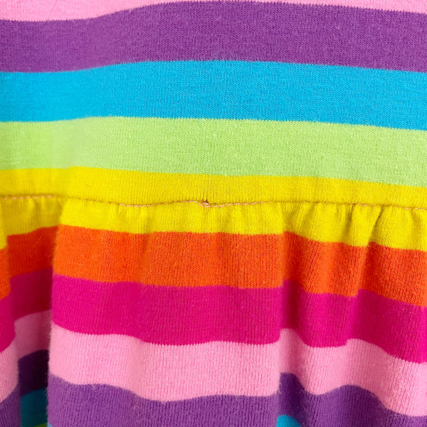 LAZY OAF RAINBOW STRIPED SALLY SACK DRESS (M/L)