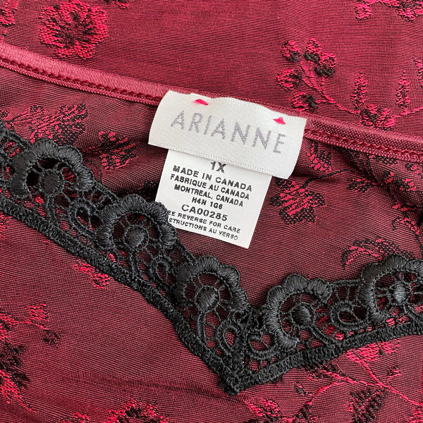 ARIANNE RED CORSET TANK (1X)