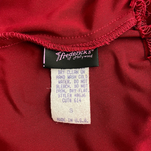 FREDERICK'S RED VELVET TANK (XS/S)