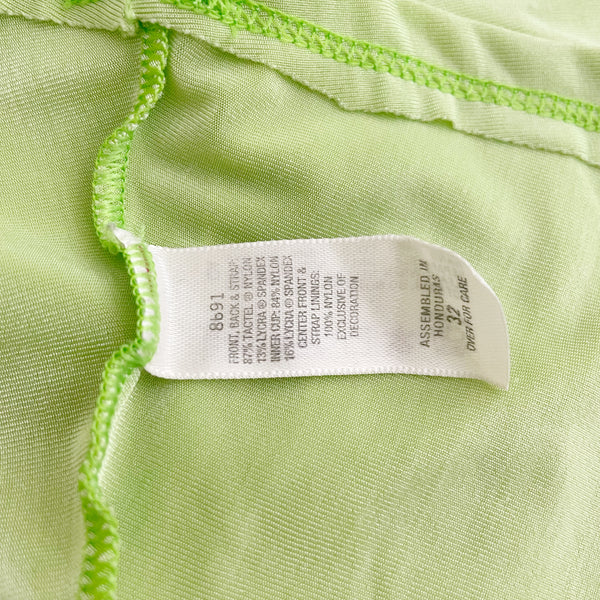 Lime Spandex Slip Dress (S)