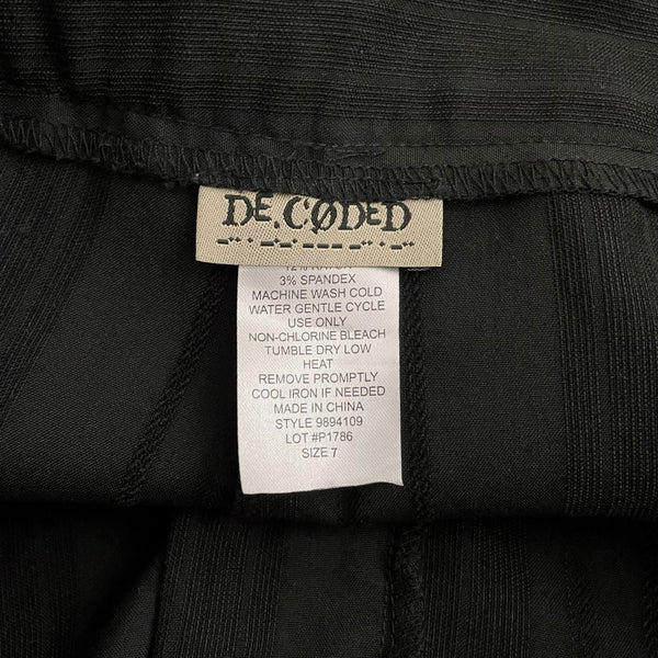 Y2K BLACK STRIPED OFFICE SIREN PANTS (7)