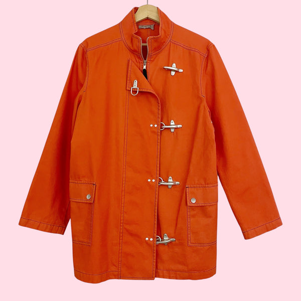 ORANGE FIREMAN CLASP JACKET (L/XL)