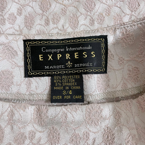TAN TEXTURED FLORAL MINI SKIRT (26)
