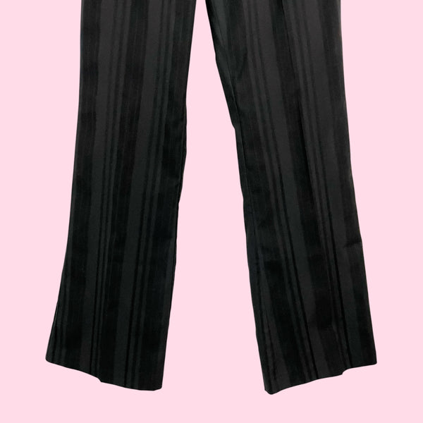 Y2K BLACK STRIPED OFFICE SIREN PANTS (7)