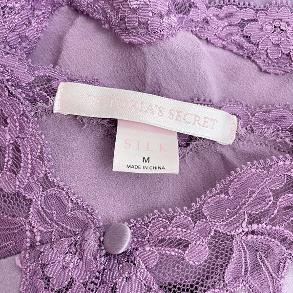 VICTORIA'S SECRET LAVENDER SILK TANK (S/M)