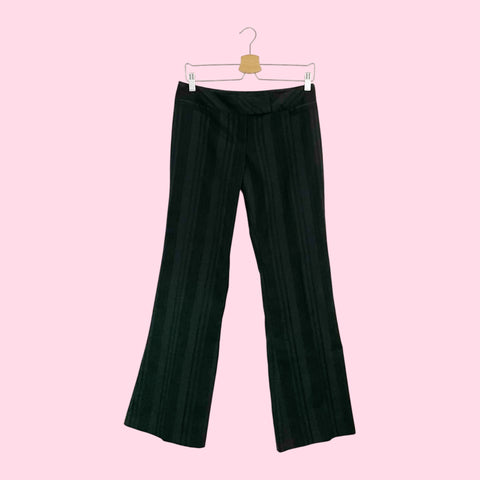Y2K BLACK STRIPED OFFICE SIREN PANTS (7)