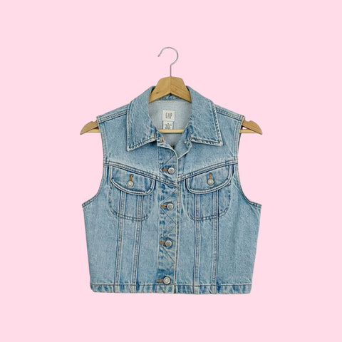 GAP DENIM VEST (S)