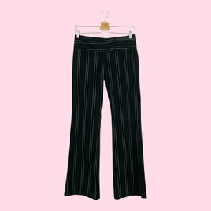 LOW RISE PINSTRIPE OFFICE SIREN PANTS (S)