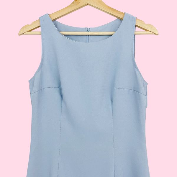 LIGHT BLUE MINI DRESS (S)