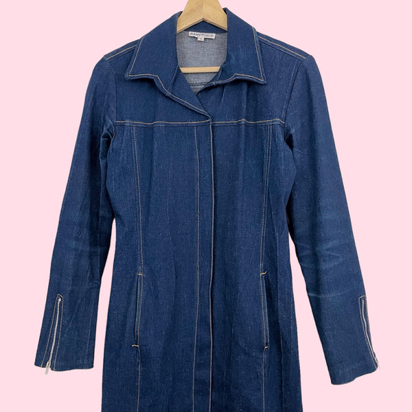 RAMPAGE DARK DENIM JACKET DRESS (S/M)