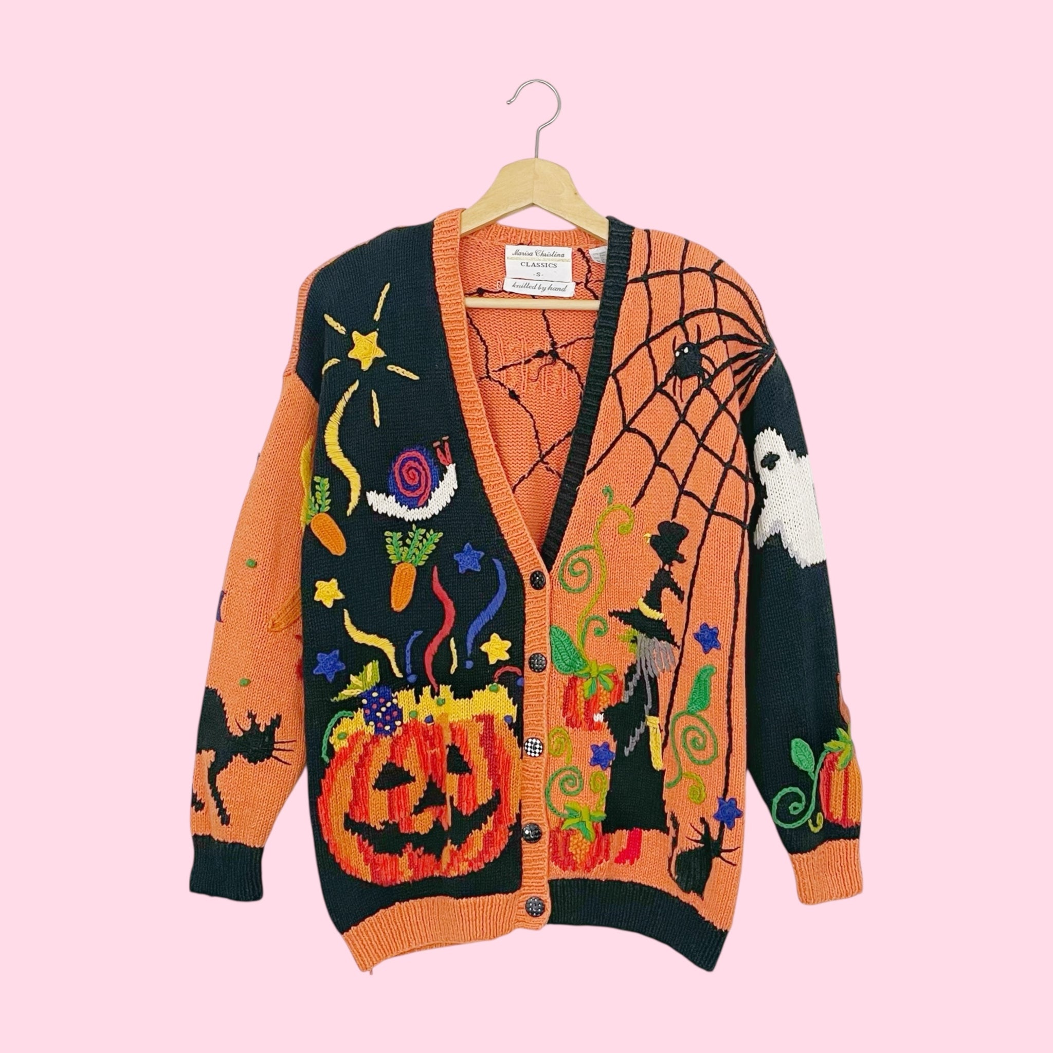90S HALLOWEEN NOVELTY CARDIGAN (S)