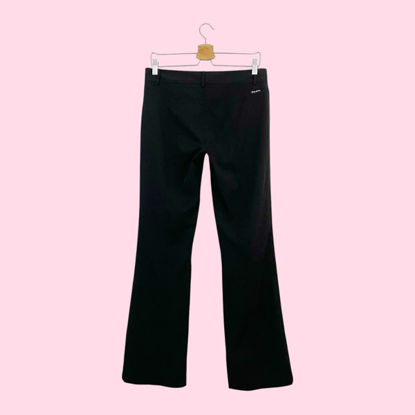 Dkny Jeans Black Center Seam Bootcut Pants (8)