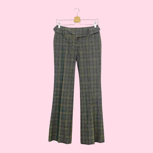 Y2K GRAY PLAID OFFICE SIREN PANTS (2)
