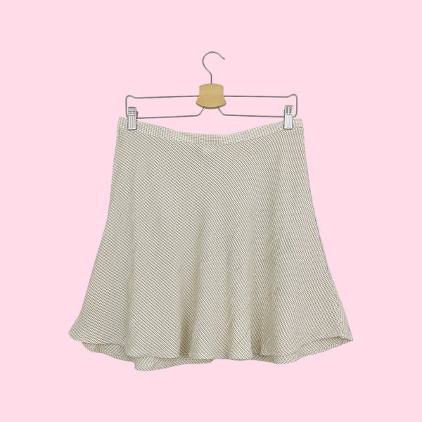 BEIGE PLAID BUTTON UP MINI SKIRT (31)