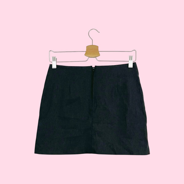 DARK GRAY MINI SKIRT (27)