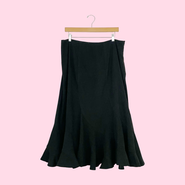 Y2K Black Paneled Maxi Skirt (16)
